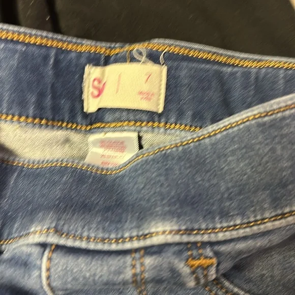 3 pairs of girls jeggings size 7 - Picture 2 of 3